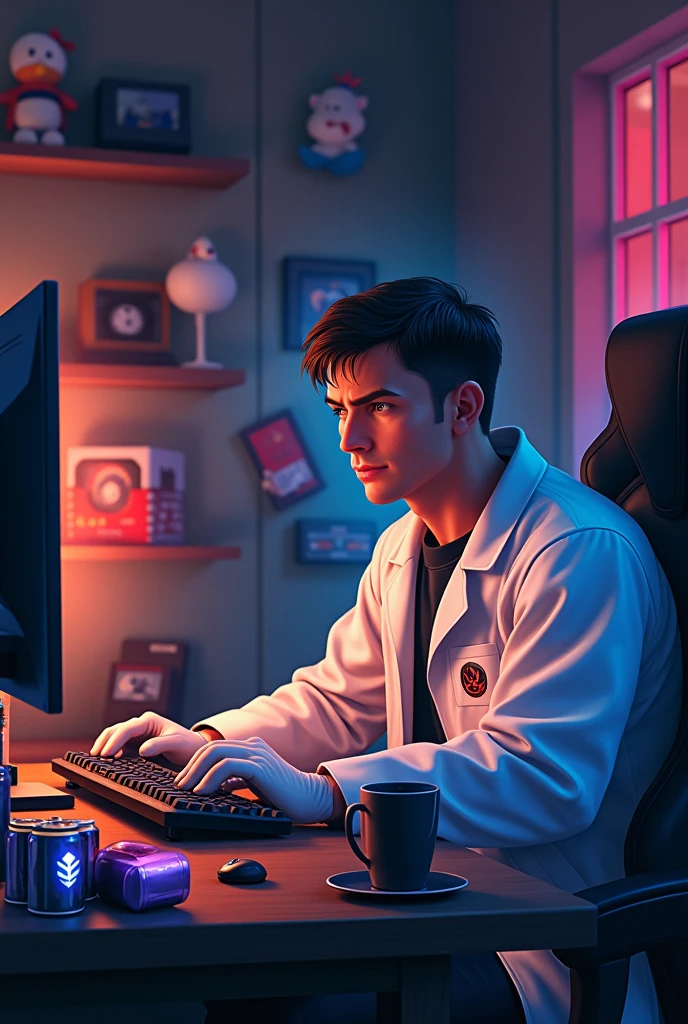 TF2 medic as a gamer
