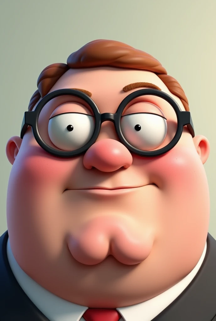 Peter griffin with his eyes