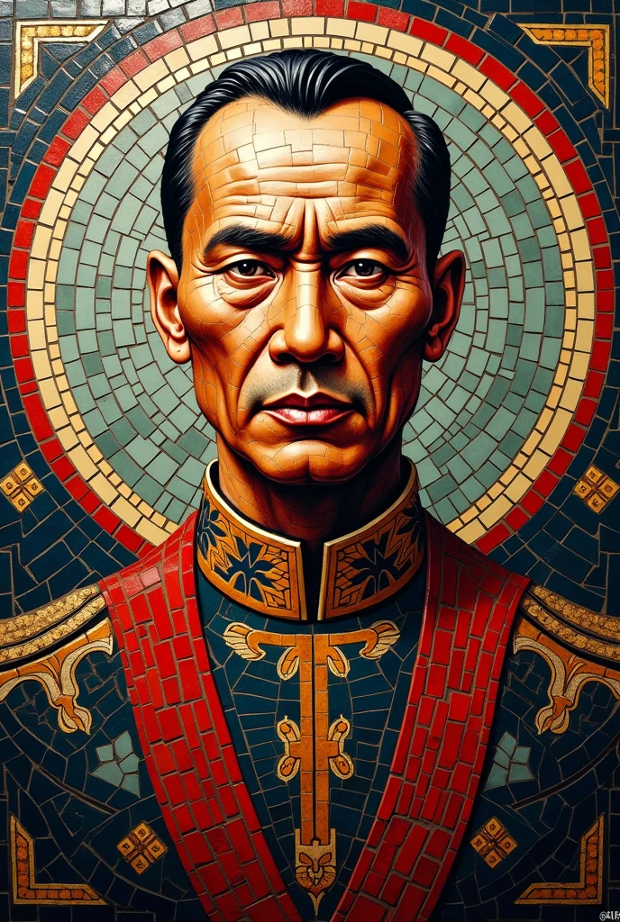 Apollinaire Mabini as mosiac art