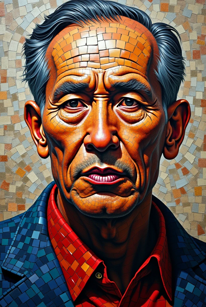 Easy Apolinario mabini as mosiac art