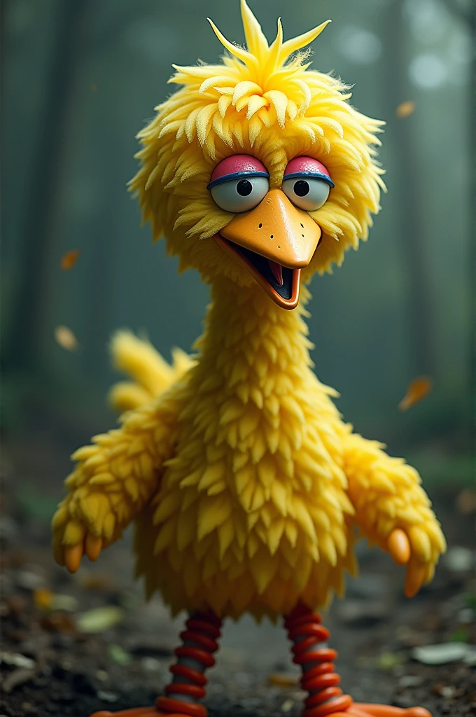 Big Bird vira zombie.