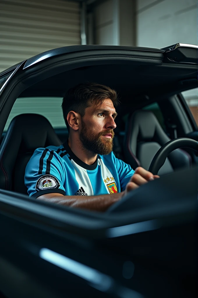 Messi in a gtr
