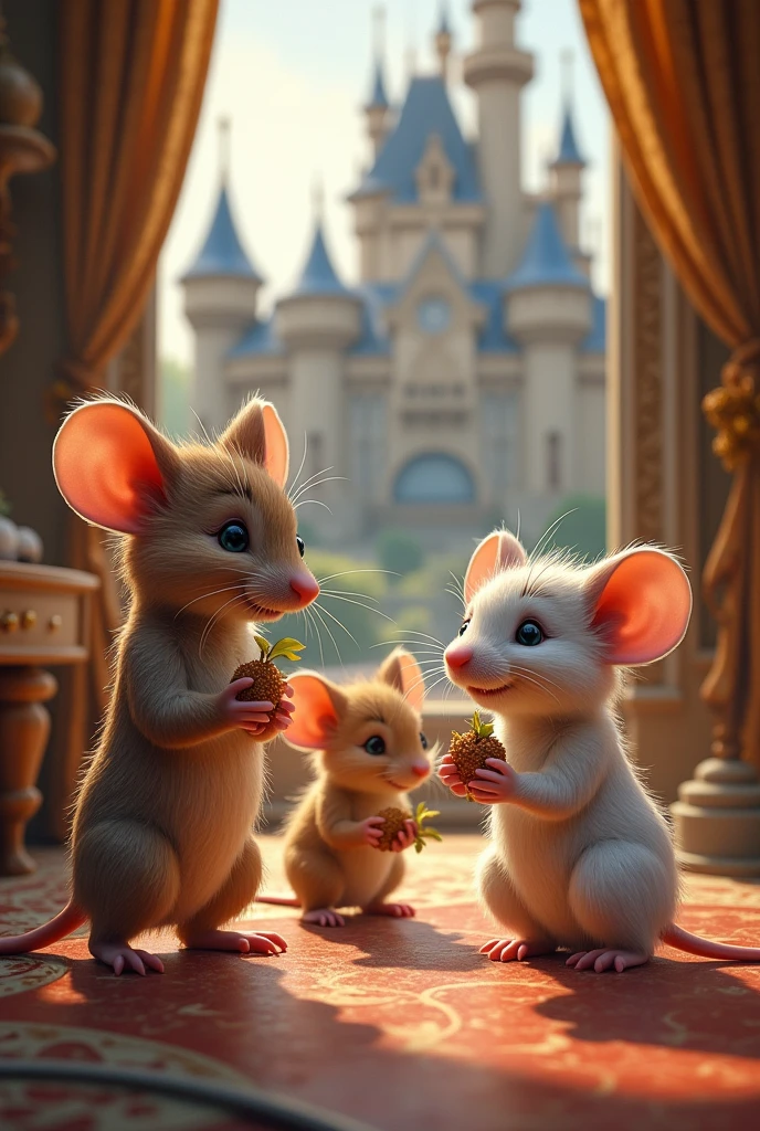 make the mice from disney&#39;s cinderella