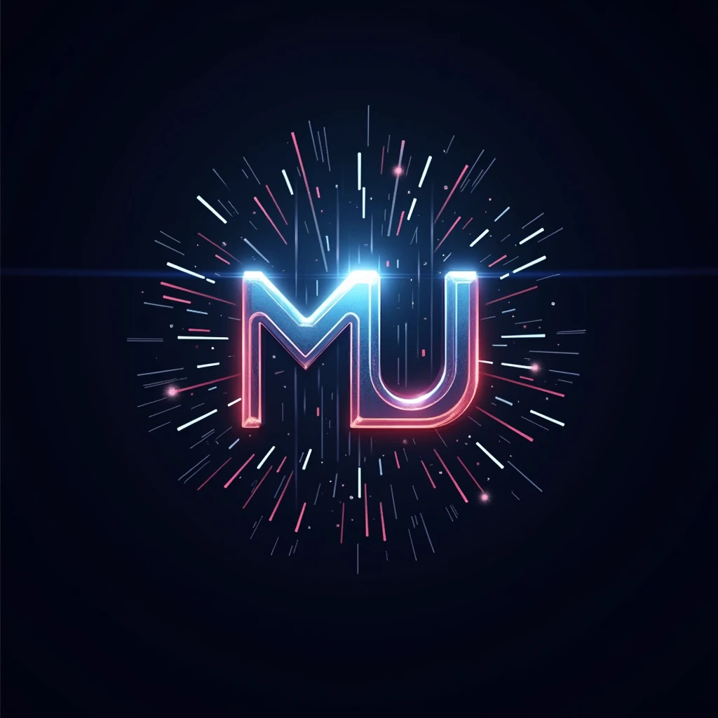 Create a logo with the theme of the online mu game in which it has a title that says MU PARALLEL