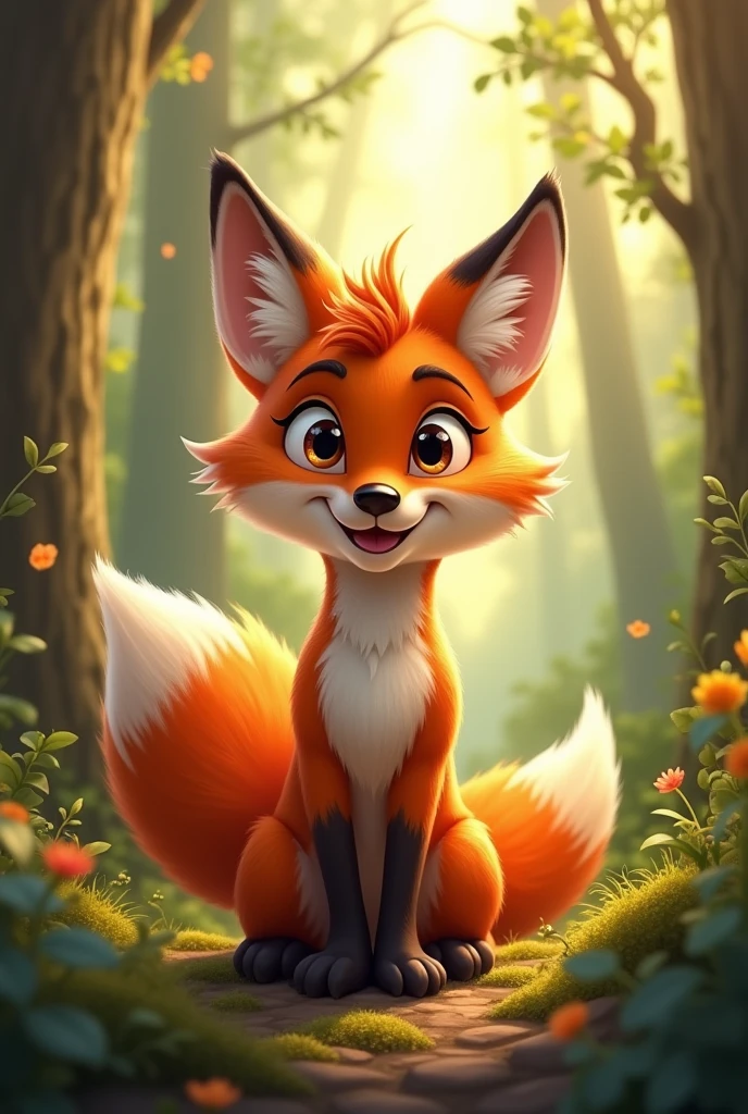 make a disney style fox