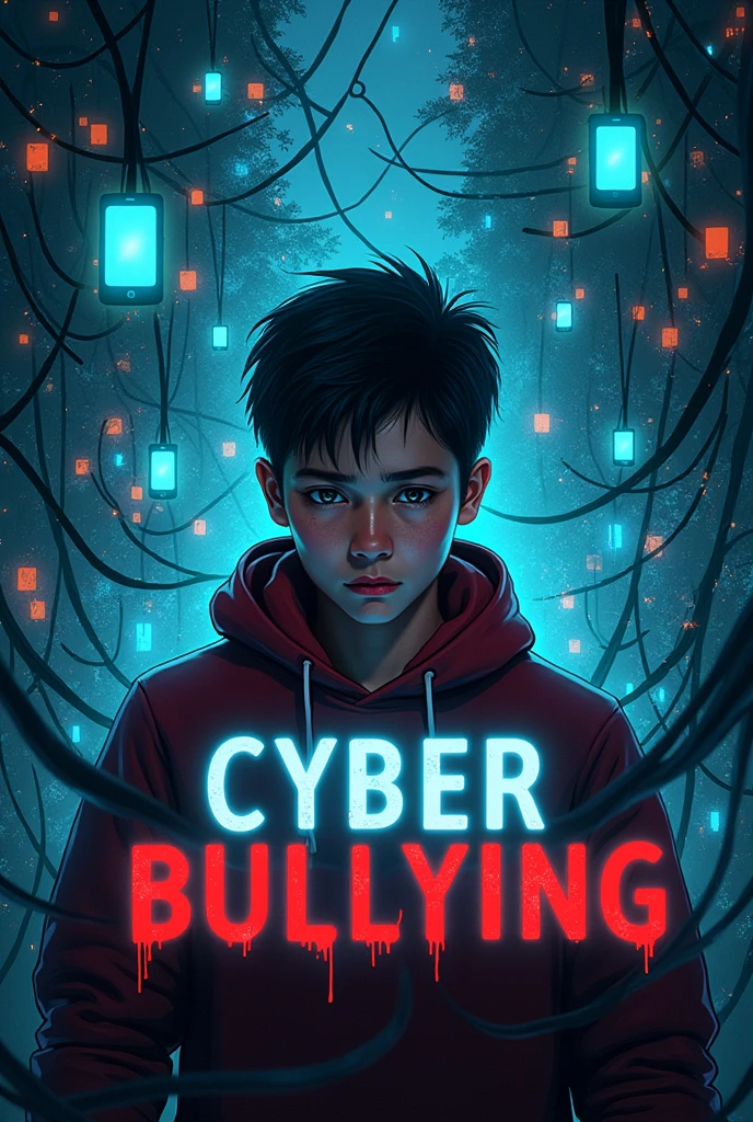 cyber bullying poster drawing