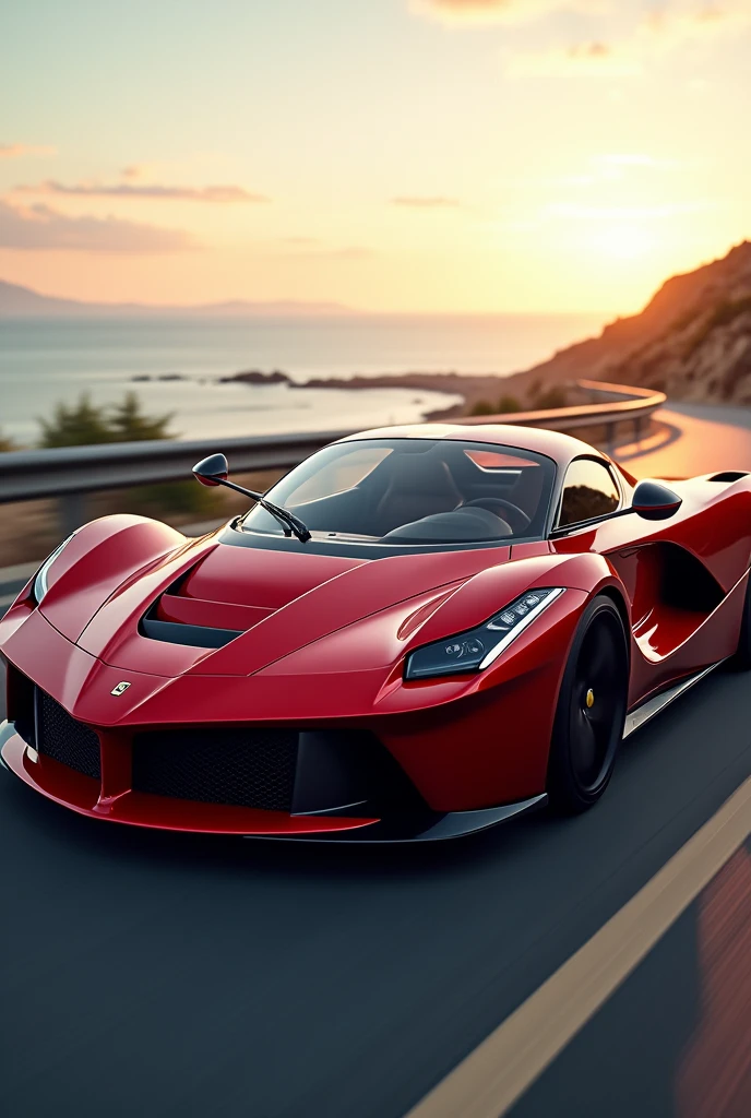 A red car 