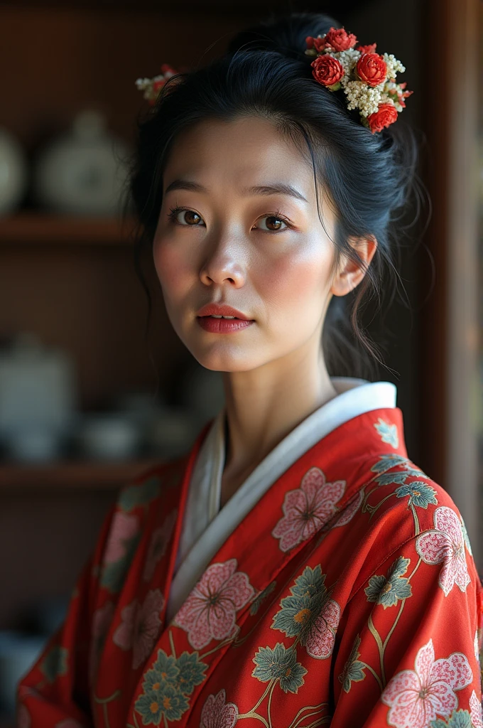 Japanese old woman tits