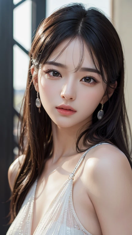 (8k, Highest quality, masterpiece:1,2), (Realistic, Photorealistic:1.37), Super Detail, one person's,), (Very detailed), (Beautiful and detailed eyes), (Highest quality), (Very detailed ), (masterpiece), (Detailed face),20-year-old, ,1 person, whole body, Black Hair,Very short hair, Medium chest, Dressed, Perfect lighting, Angle from below、Focus on pussy and breasts, View your viewers, Excited face, Mischievous face, Hawaiian Muumuu, Wheat field, evening, Wind,