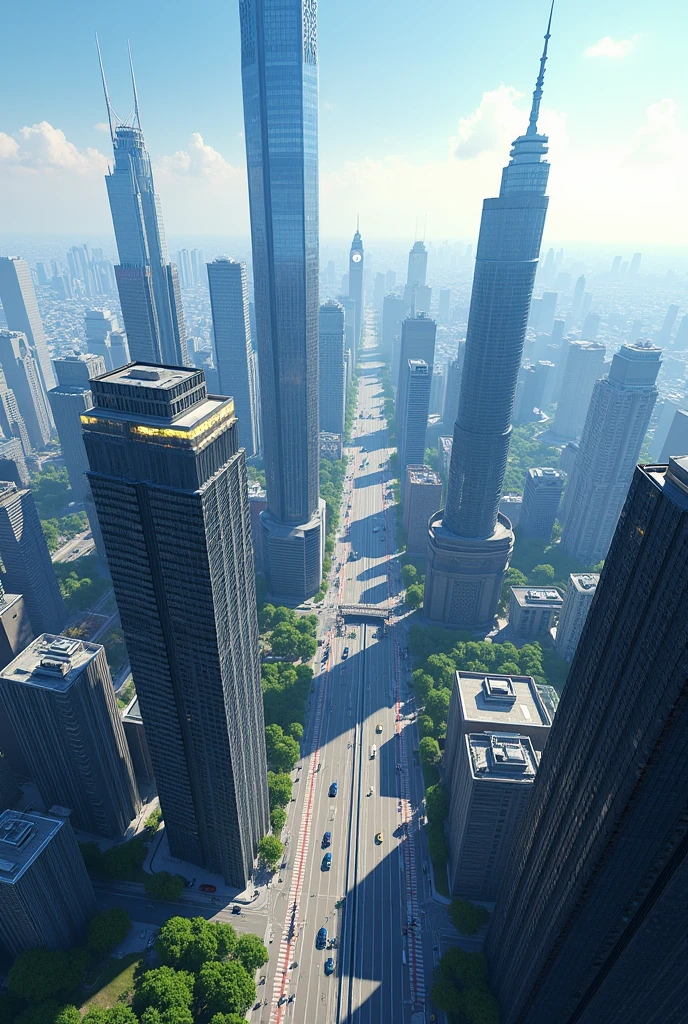 Modern city,Panoramic View
