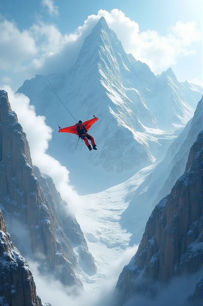 Jumping from mount k2
