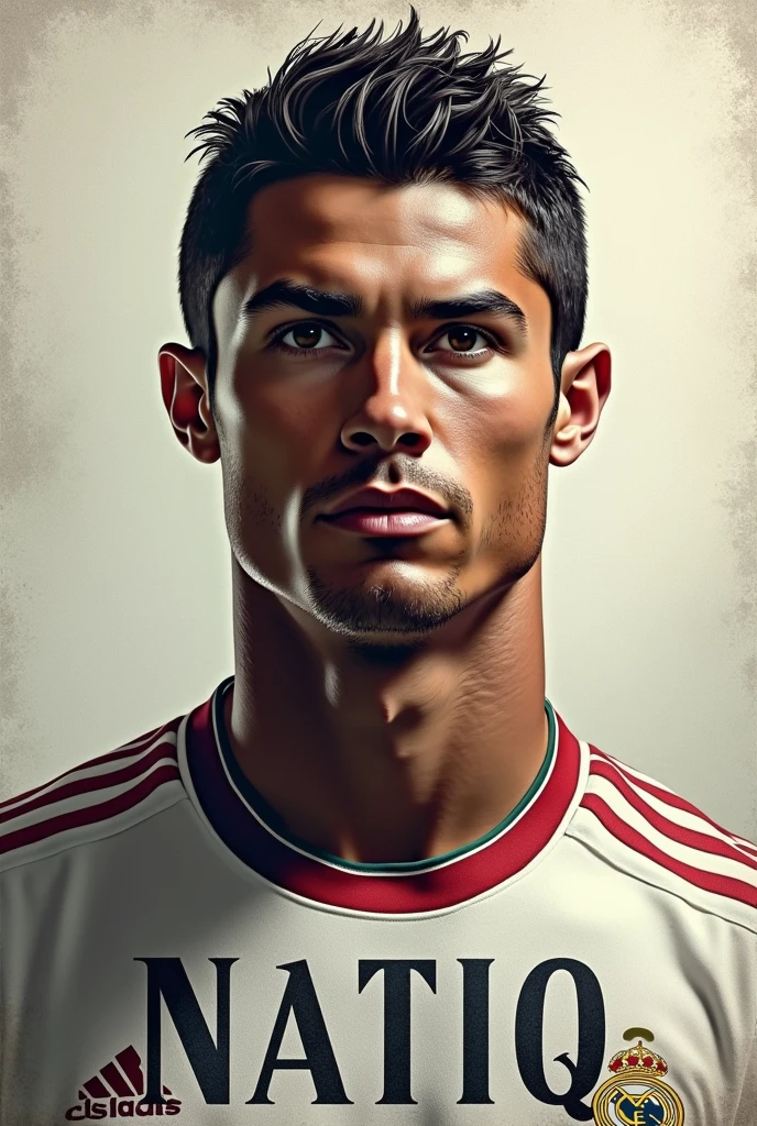 Ronaldo with natiq name written