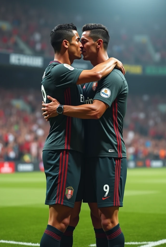 Ronaldo hugging natiq