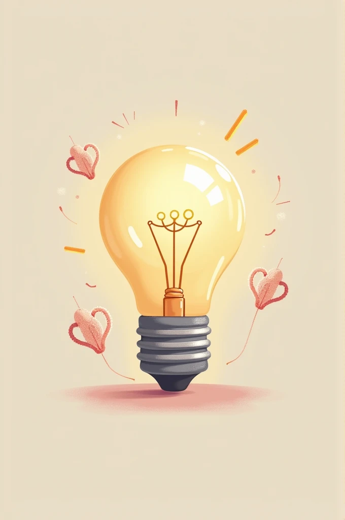 Design a stylized light bulb icon that symbolizes inspiration and creativity for a crochet Instagram profile. The lamp should be modern and simple, with a design that refers to a brilliant idea. Use colors that match the crochet theme, like pastel tones or soft colors, and add a crochet thread or small loops around the bulb to visually connect with the theme. The icon must be clear and easily recognizable even at small sizes..