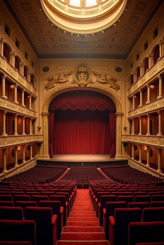 Photo of a back view inside the Amazonas theater