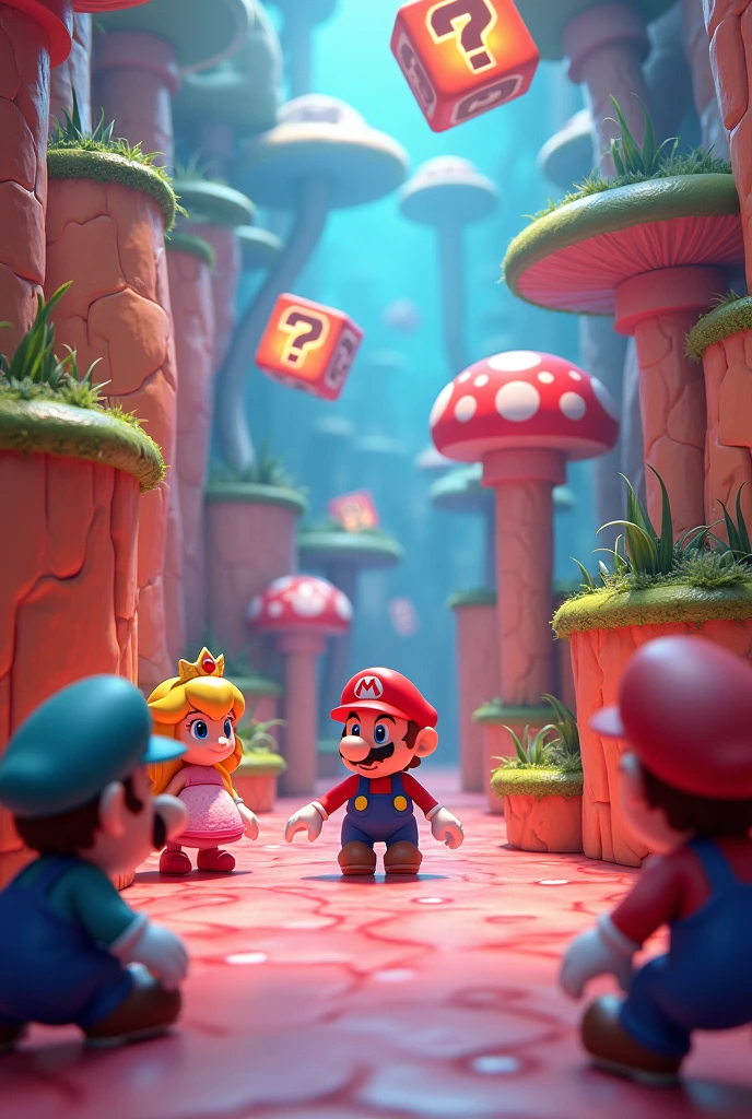 Imagine an incredible, almost realistic room from the world of Mario Bros where you can feel like you&#39;re inside the game. 