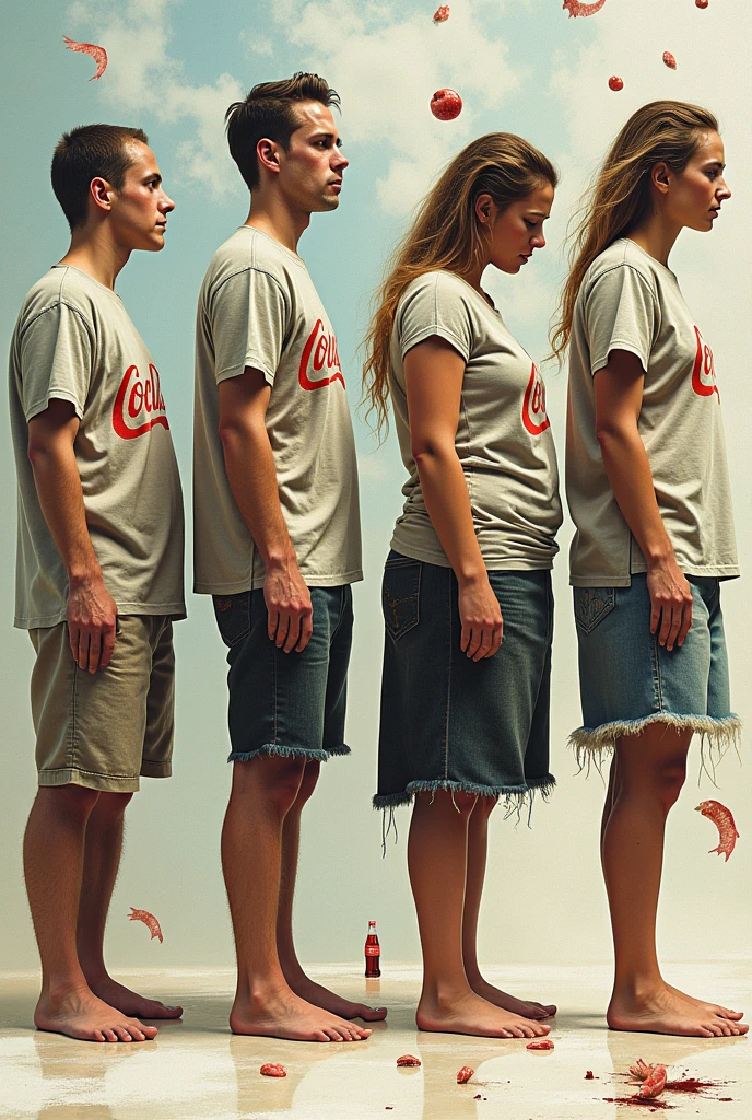"A visual showing a timeline of health decline due to daily Coca-Cola consumption."