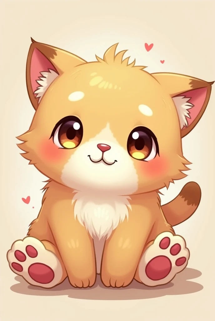 Digital art, furry anthropomorphic cat, blushing feetpaws focus, shota cub, 2d