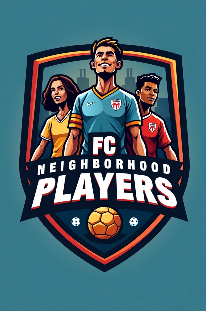 shield for a football team called FC Neighborhood Players
