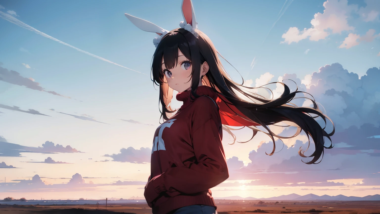Red sweater