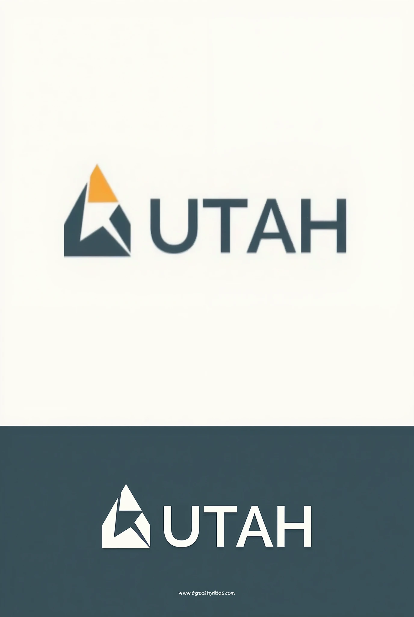 Utah state roleplay business logo that has the company name on it