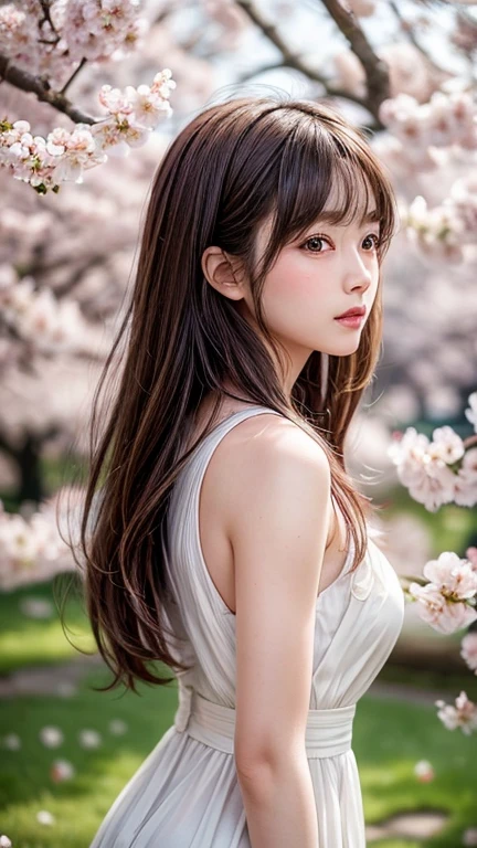 A 1 Japanese girl amidst blooming sakura (cherry blossom) flowers. She should have a youthful and serene beauty, with soft, delicate features that highlight her age. Her hair is styled elegantly, perhaps with a few sakura blossoms tucked into it. She is turned slightly, giving a graceful profile view while her gaze is directed towards the viewer or slightly downward, capturing a gentle and introspective expression. The sakura flowers should be in full bloom around her, with petals softly falling and creating a dreamy, ethereal atmosphere. The background should be a blur of pink and white blossoms, adding to the overall feeling of tranquility and natural beauty.
Steps: 25, Sampler: Euler, Schedule type: Simple, CFG scale: 1, Distilled CFG Scale: 3.5, Seed: 442740014, Size: 1152x792, Model hash: c161224931, Model: flux1-dev-bnb-nf4