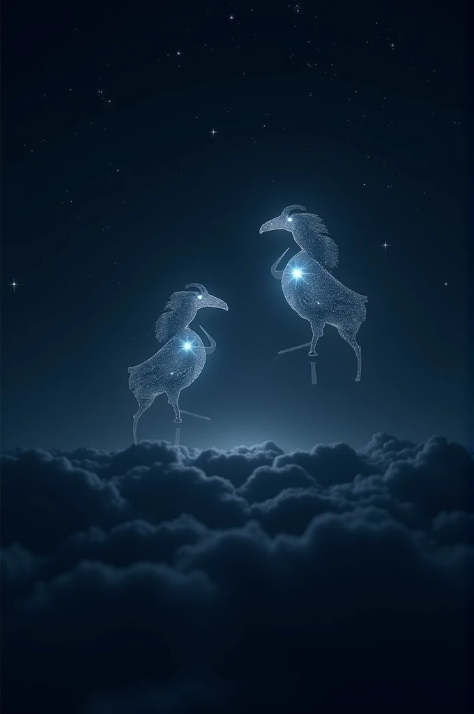 Two constellations in the sky