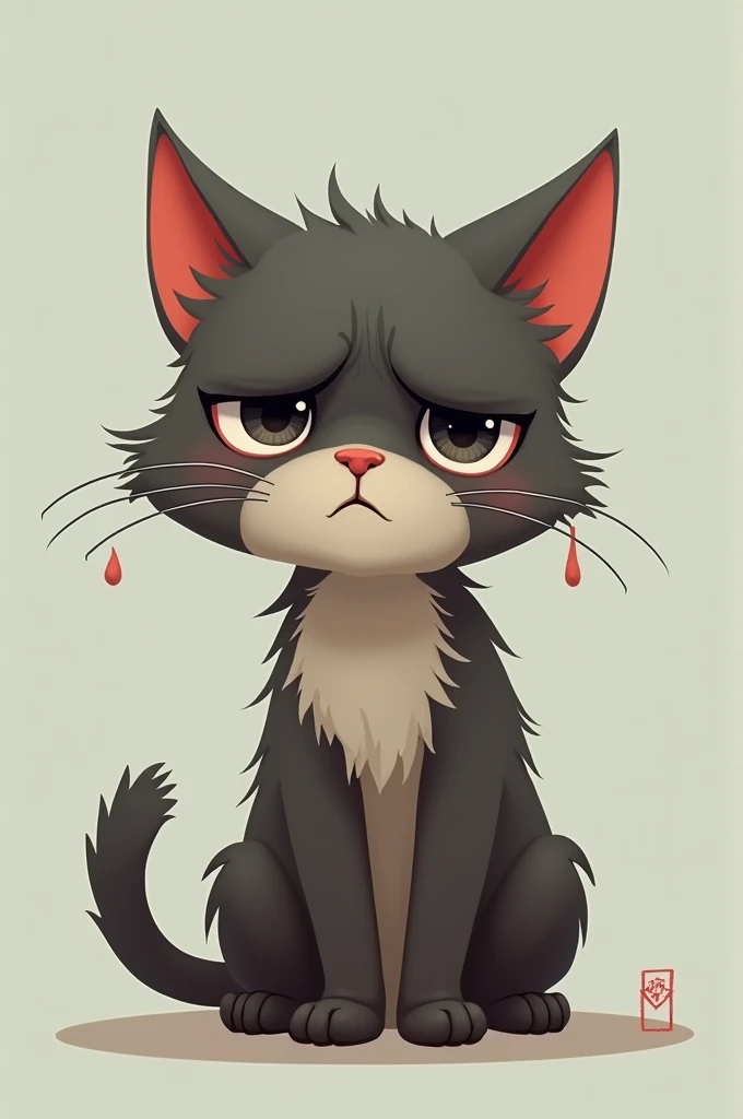 Sad cat meme