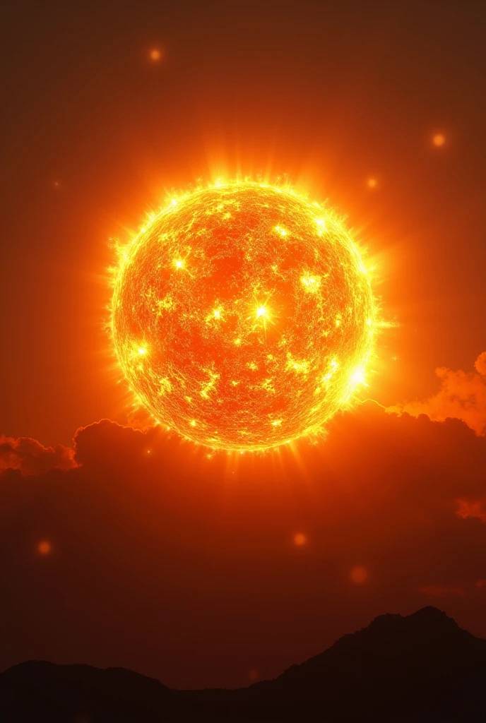 create the image of a sun