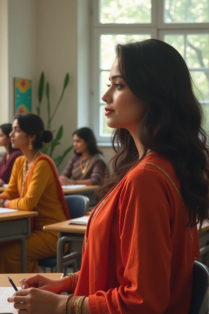 Short thick ass indian women in class room