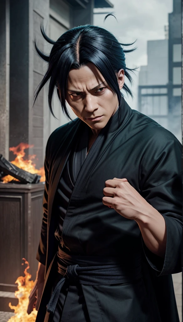 (Beast ,realistic, best photograph)Sukuna character in jujutsu kaisen manga chapter 117 page make it in best anime image
