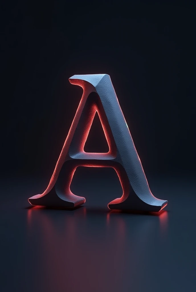 @Ariyan Emon:The background should be m dark gradient to keep the focus on the letter and the person. Ensure that the lighting gives a soft glow to the edges of the 3D letter and casts subtle shadows to add depth