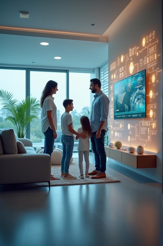 A visual advertisement for home automation 