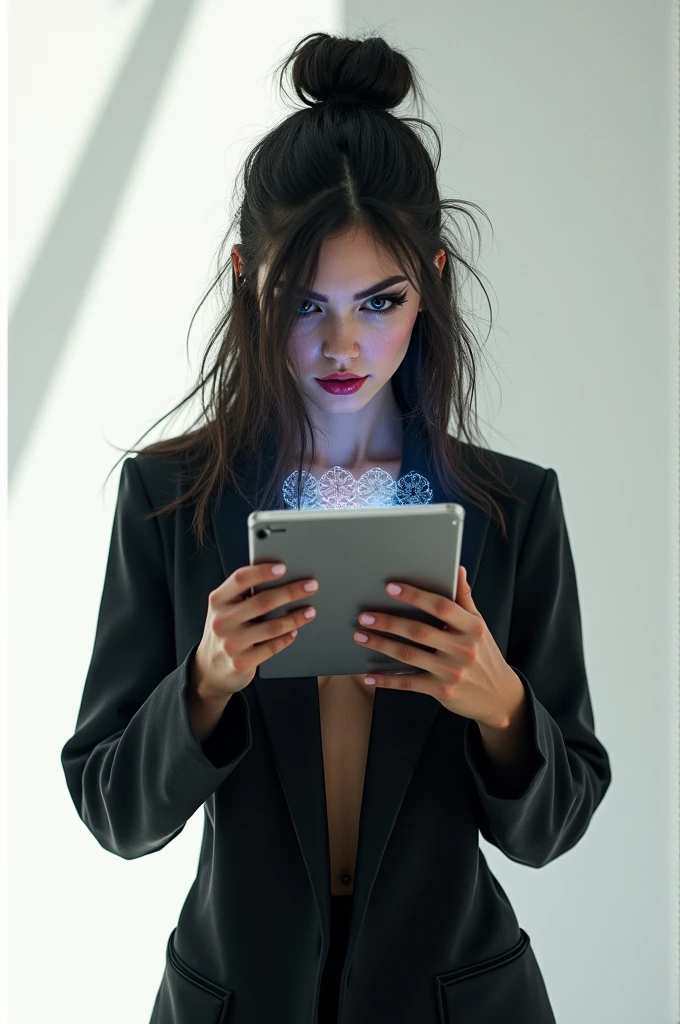 Girl on tab bad