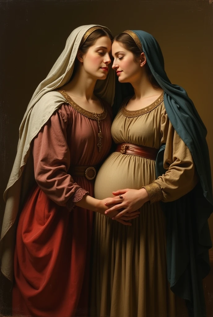 Maria visits her cousin Isabel (Magnificat)