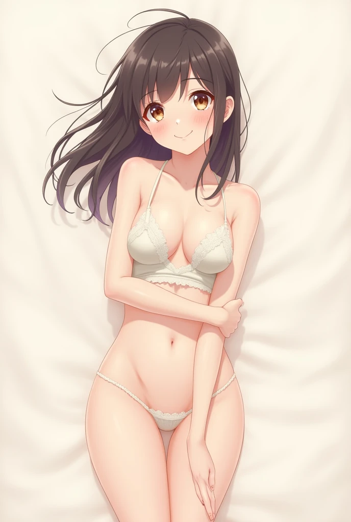 Anime girl without panties