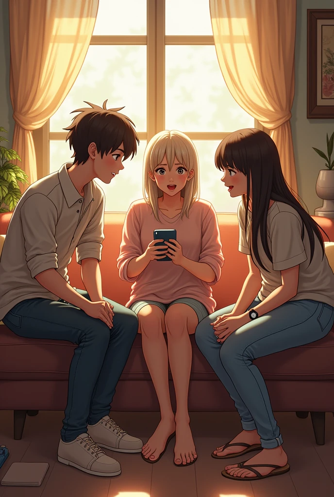 The characters who are friends in the novel are not very important.