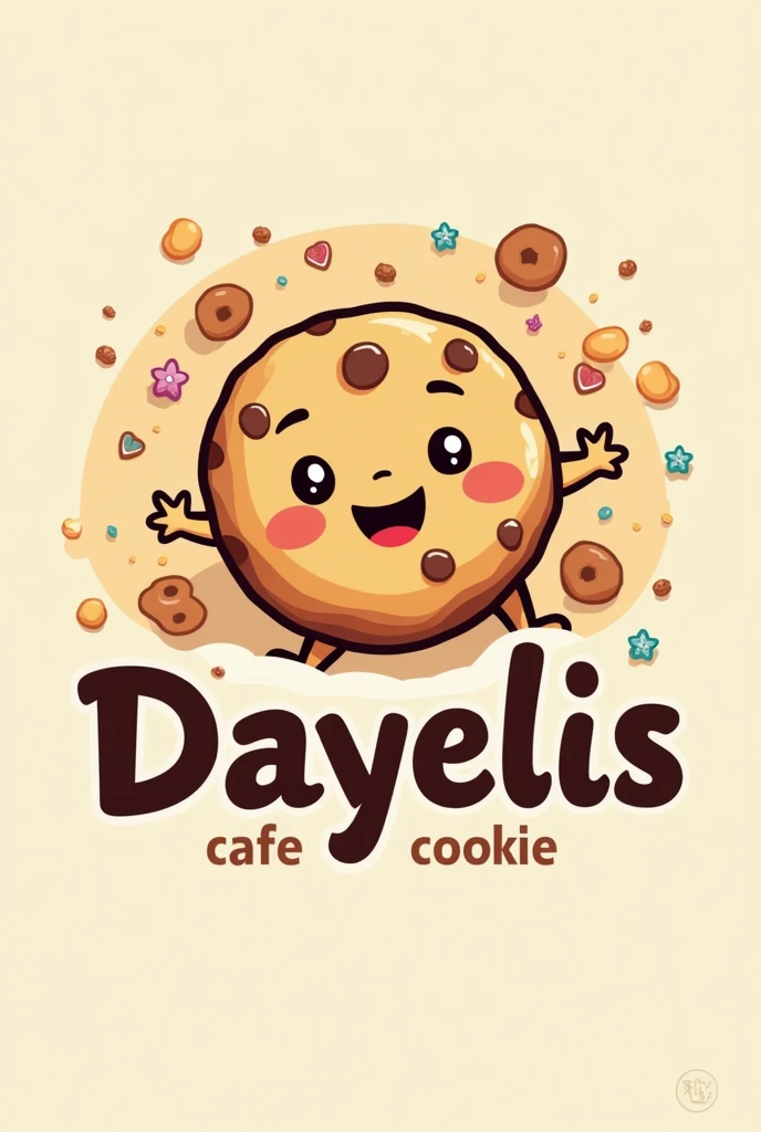 Logo for sales of cookies called dayelis