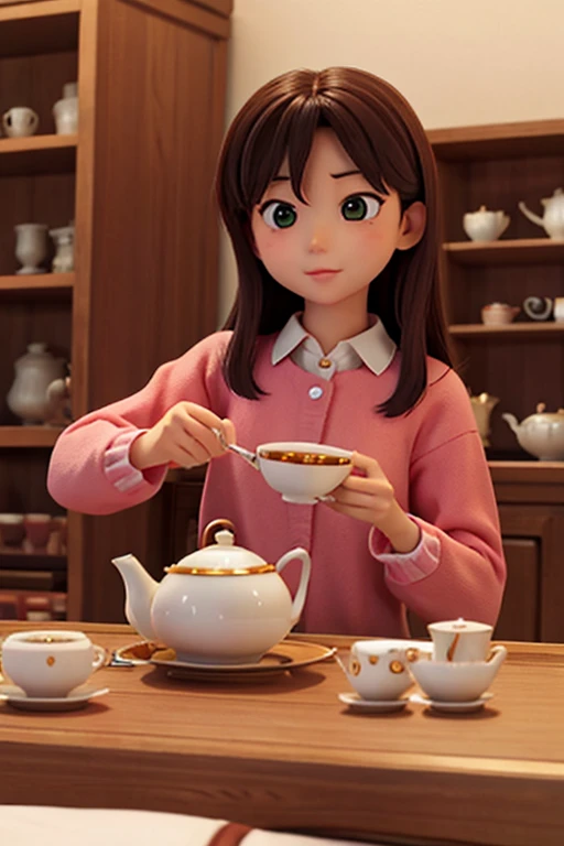 １６age、female、tea time、