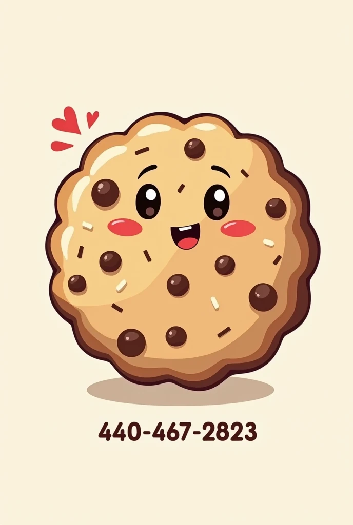 Sale of cookies realistic logo dallely phone number 6421064030