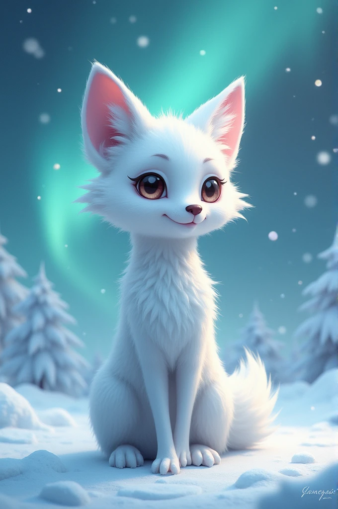 Arctic Fox furry femboy