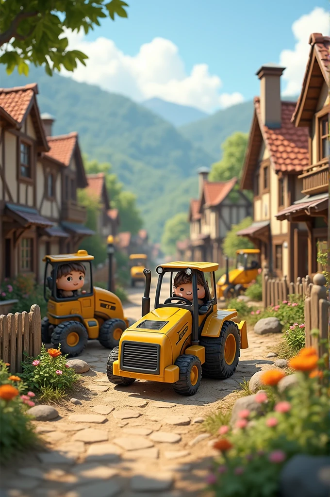 Create a mini dozers work with village 