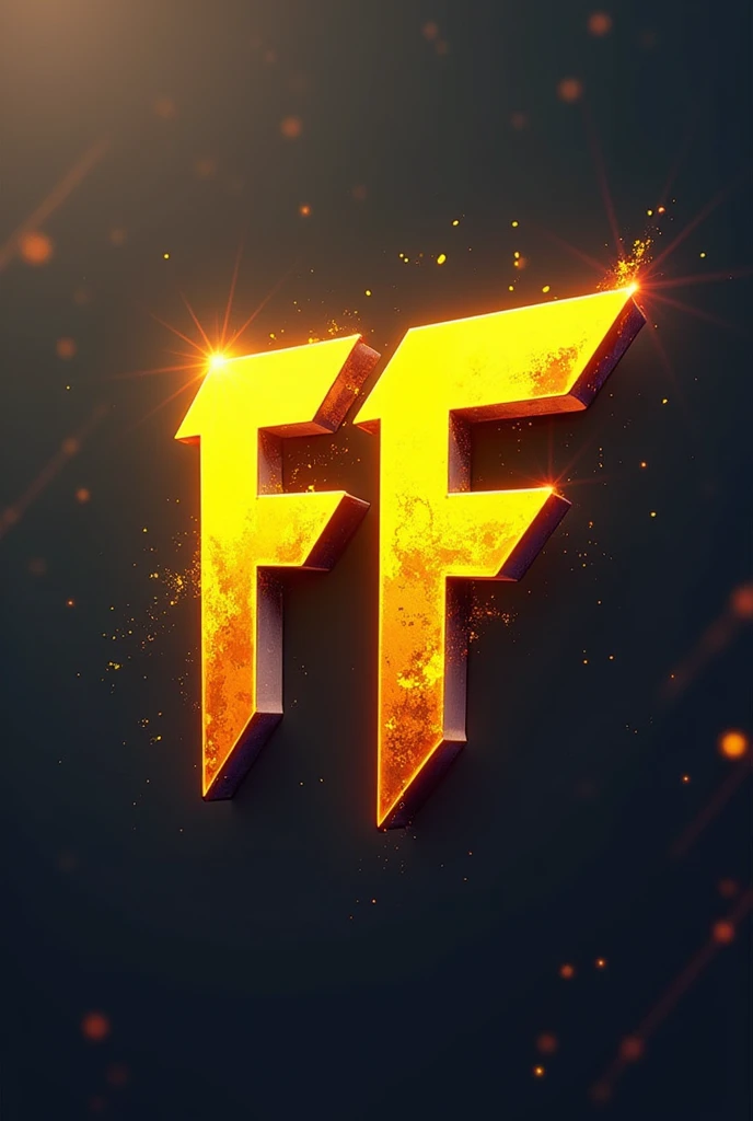 Gaming logo yollow colour YouTube free fire