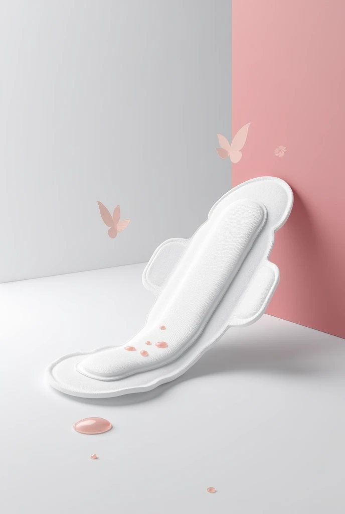 PROTOTYPE OF FEMININE SANITARY NAPKIN, BUT MAKE IT LONGER IN THE FRONT BECAUSE THAT PART WILL COME WITH A GEL-TYPE LIQUID THAT WILL HELP RELIEVE MENSTRUAL PAIN