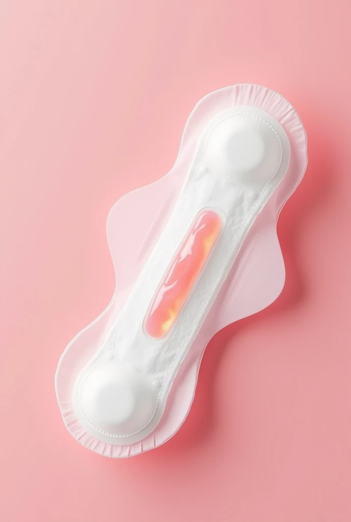 PROTOTYPE OF FEMININE SANITARY NAPKIN, BUT MAKE IT LONGER IN THE FRONT BECAUSE THAT PART WILL COME WITH A GEL THAT WILL HELP RELIEVE MENSTRUAL PAIN