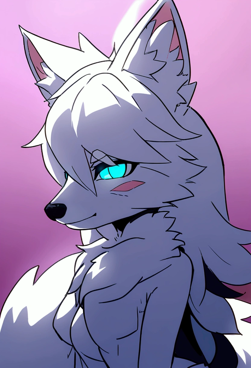 Sexy arctic Fox furry femboy