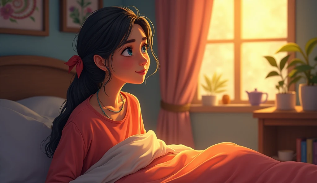 .The next morning, when Shagufta woke up, she was happy and eagerly waiting for her dreams to come true. But as the day passed and nothing changed, she started to feel disappointed.