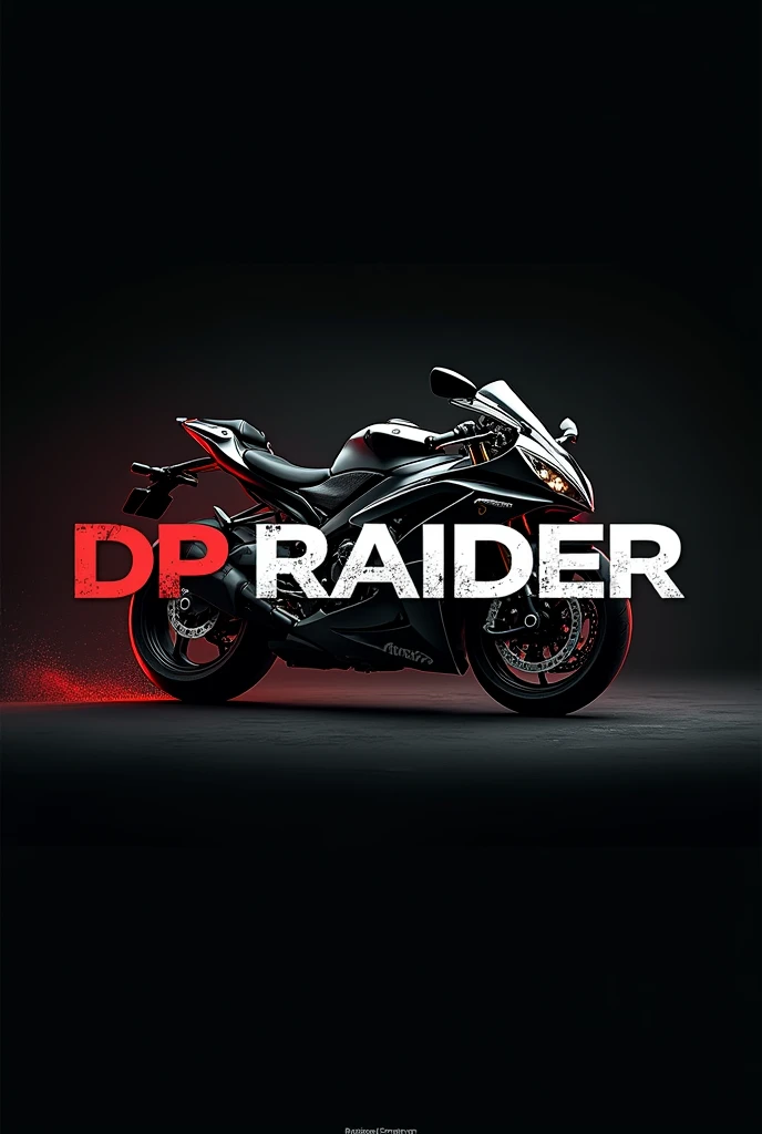 Dp raider name logo with zx10r  bike 