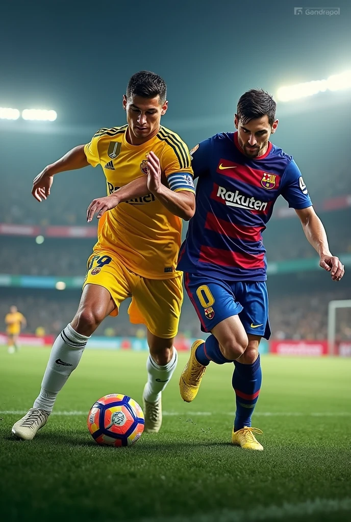 Generates Cristiano Ronaldo and Messi