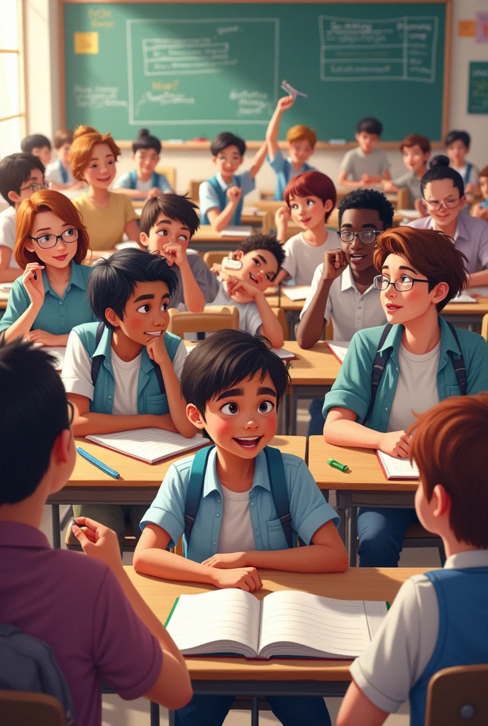 students in class 